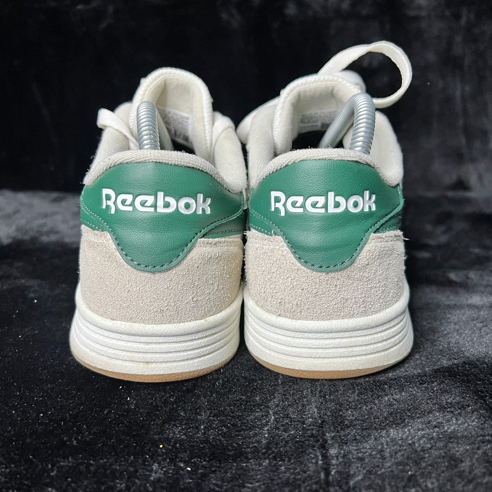 Reebok Galaxy 7 Men 8.5 Shoes White Beige Suede Leather Lace Up Athletic Sneaker - Picture 5 of 7